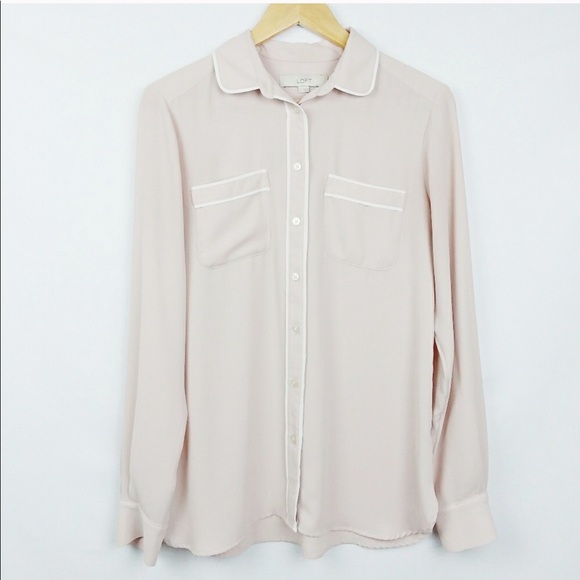 LOFT Tops - Blush LOFT Button Up